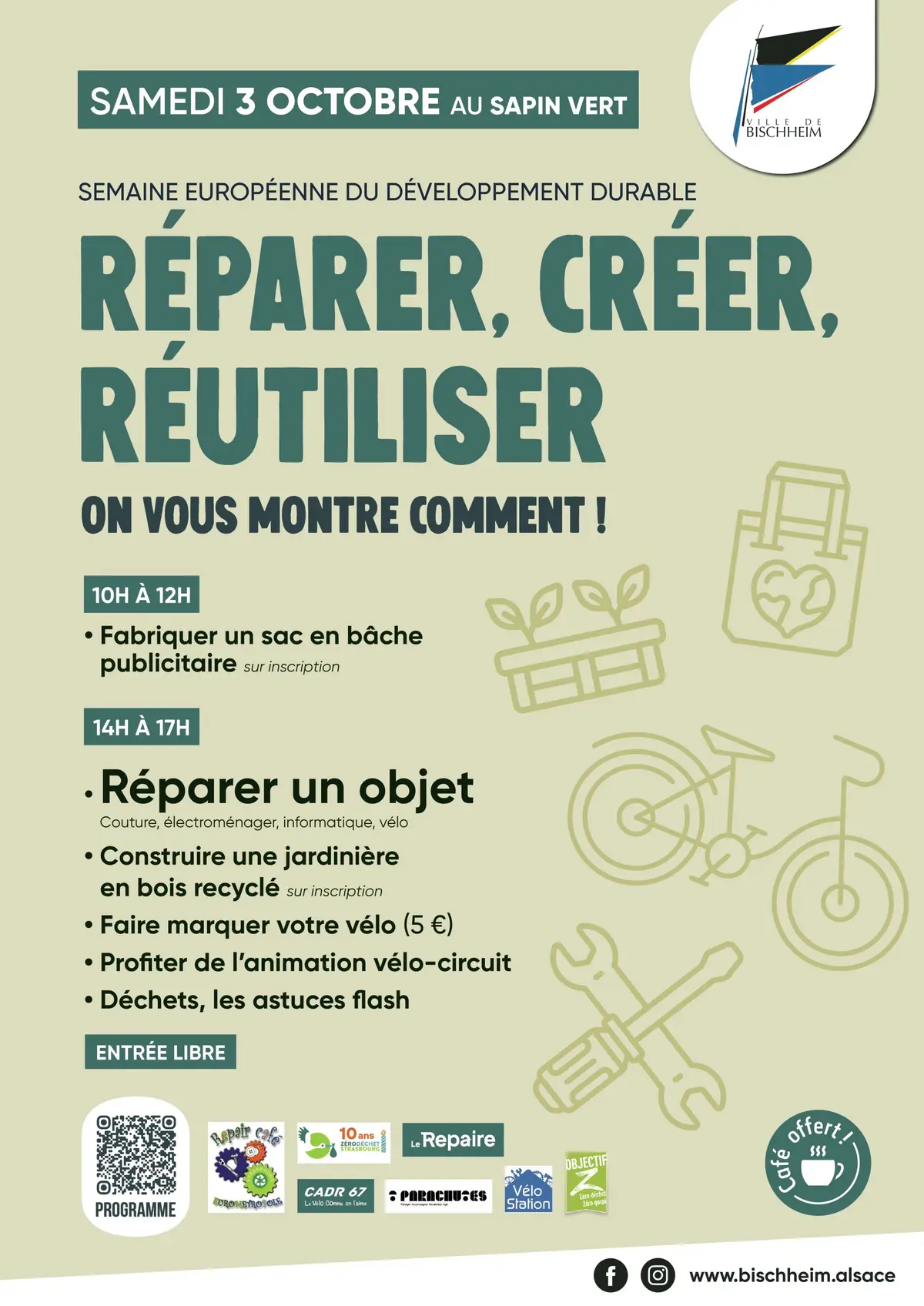 Journée  « Réparer, créer, réutiliser : on vous montre comment ! »