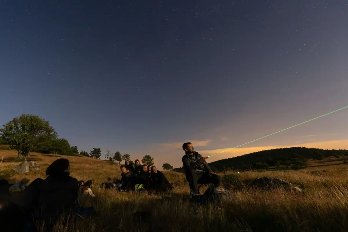 Randonnée nocturne sous les constellations