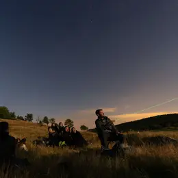 Randonnée nocturne sous les constellations
