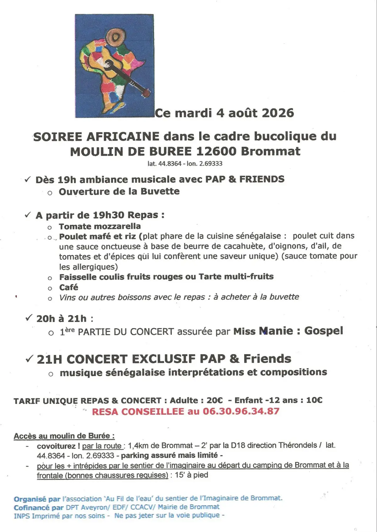 Soirée Africaine avec PAP & Friends (Sénégal)
