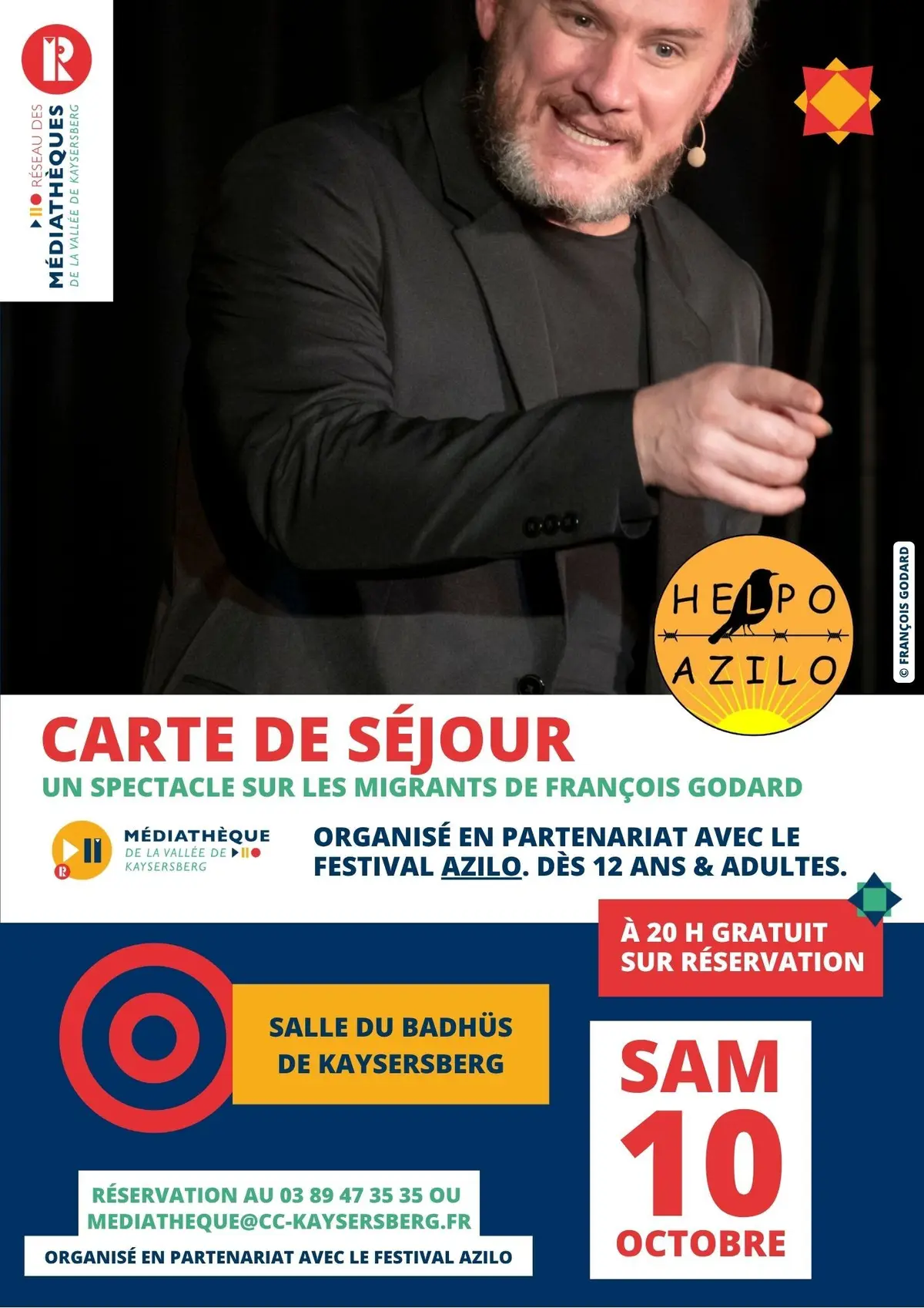 Spectacle adulte : Carte de séjour 