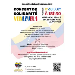 Concert solidarité Venezuela à Brest