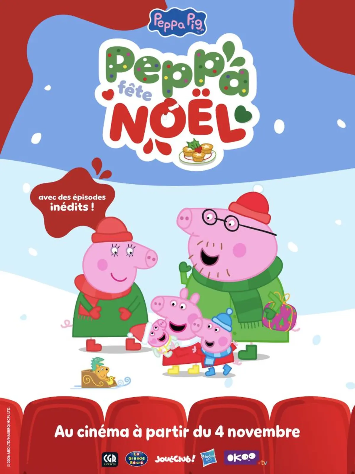 Mon 1er ciné : Peppa fête Noël