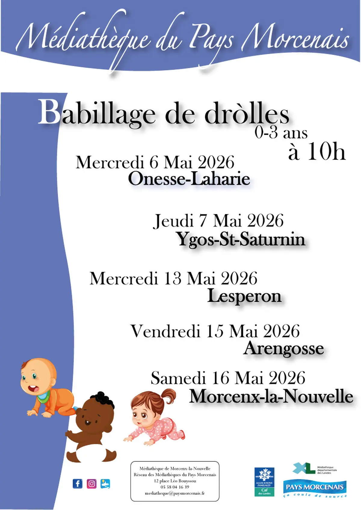 Babillage de dròlles-  Morcenx-La-Nouvelle