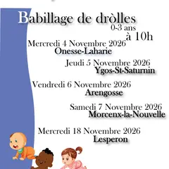 Babillage de dròlles - Onesse-Laharie
