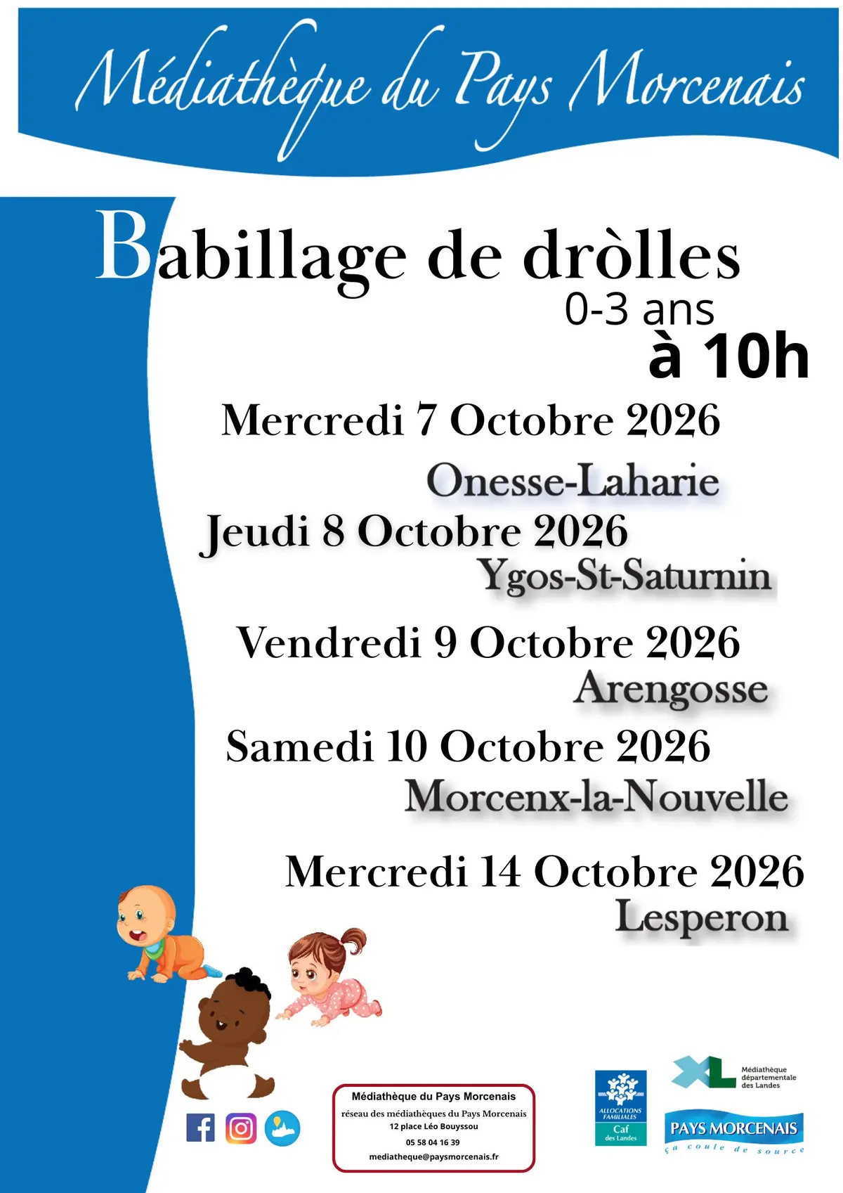 Babillage des dròlles-  Morcenx-La-Nouvelle