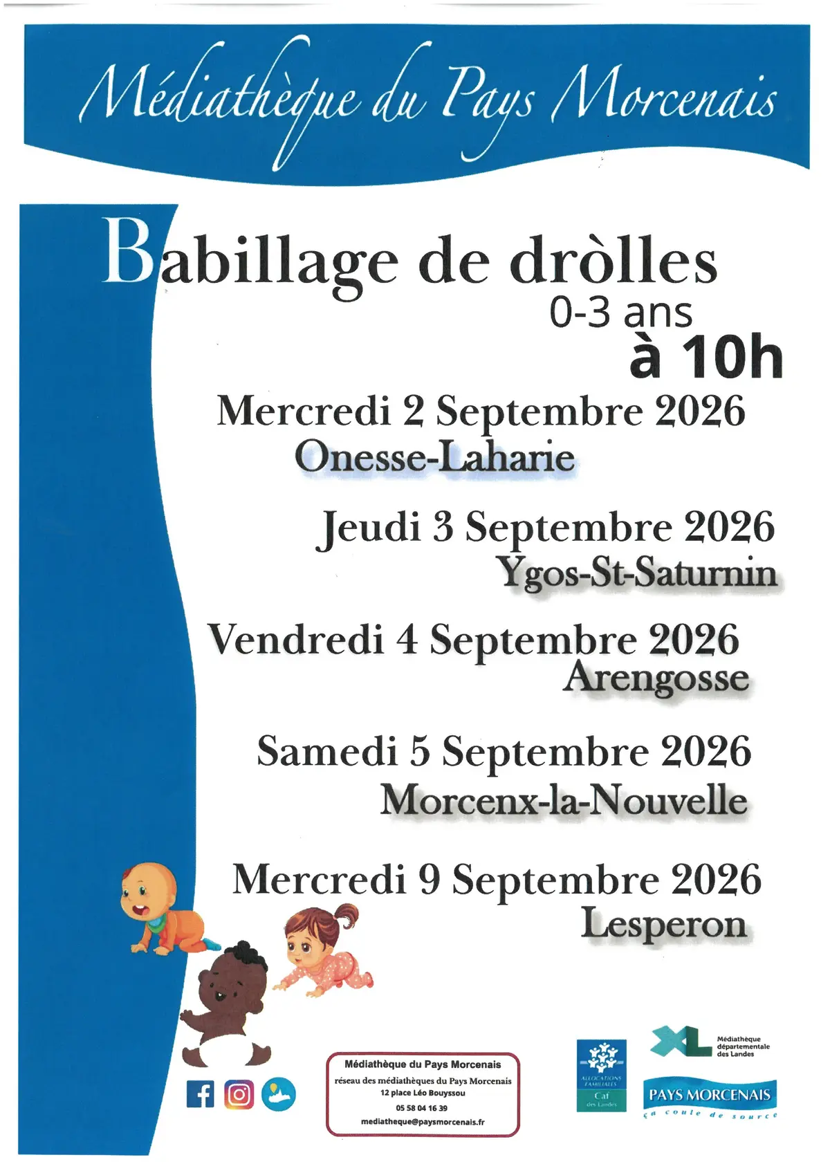 Babillage des dròlles - Ygos-St-Saturnin