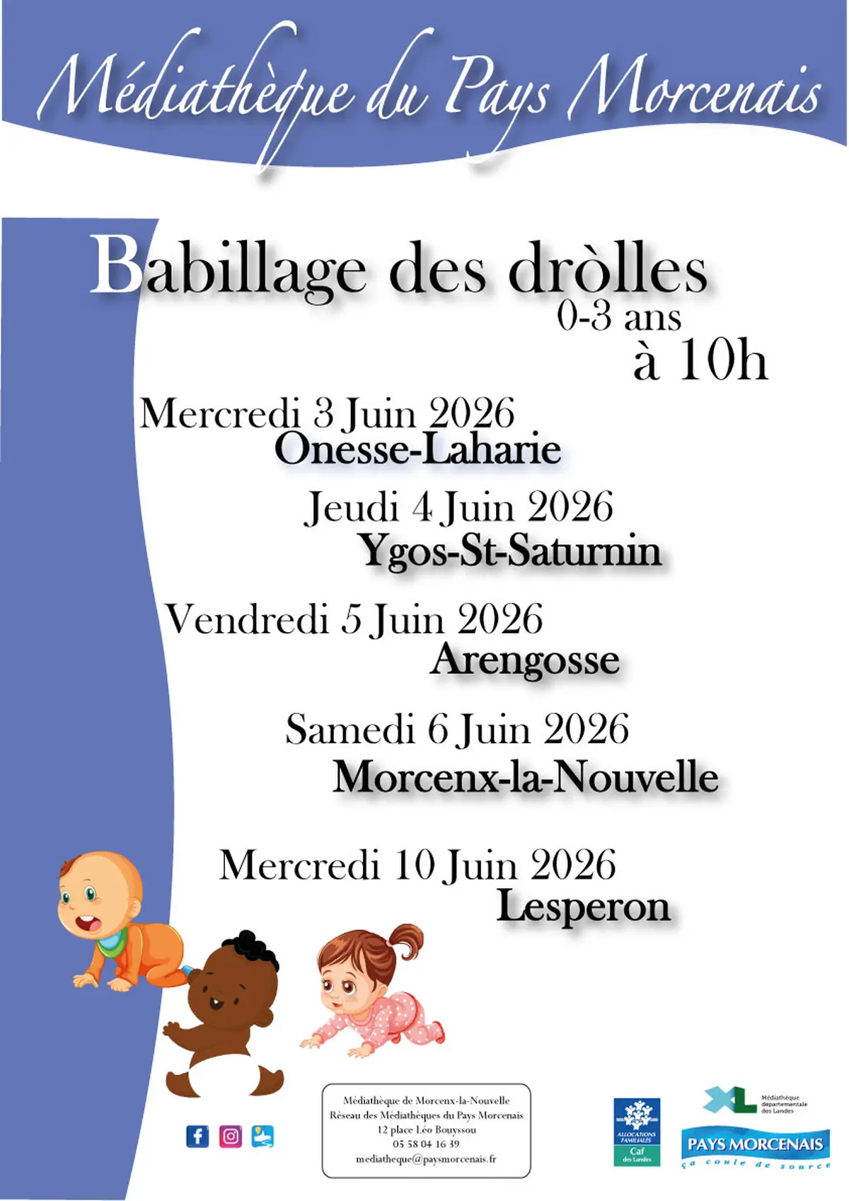 Babillage des dròlles - Ygos-St-Saturnin