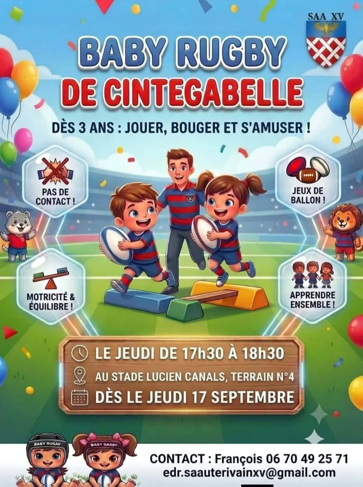Baby Rugby à Cintegabelle
