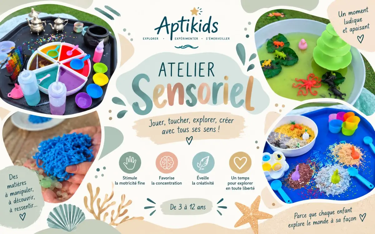 Bacs sensoriels 10 mois- 4 ans