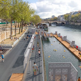 Baignade estivale dans la Seine : bras Marie
