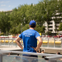 Baignade estivale - La Villette