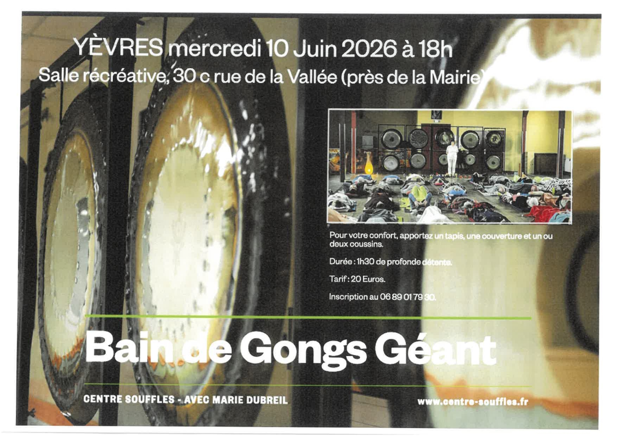 Bain de Gongs Géants