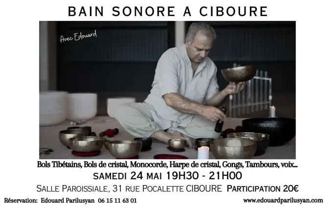 Bain sonore à Ciboure