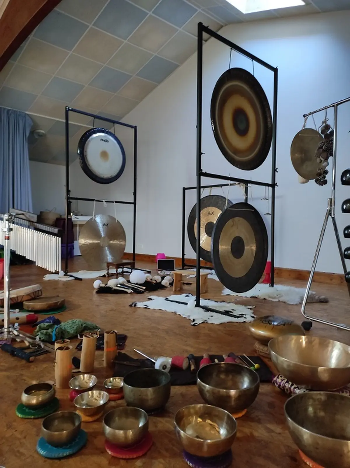 Bain sonore, Bain de gong