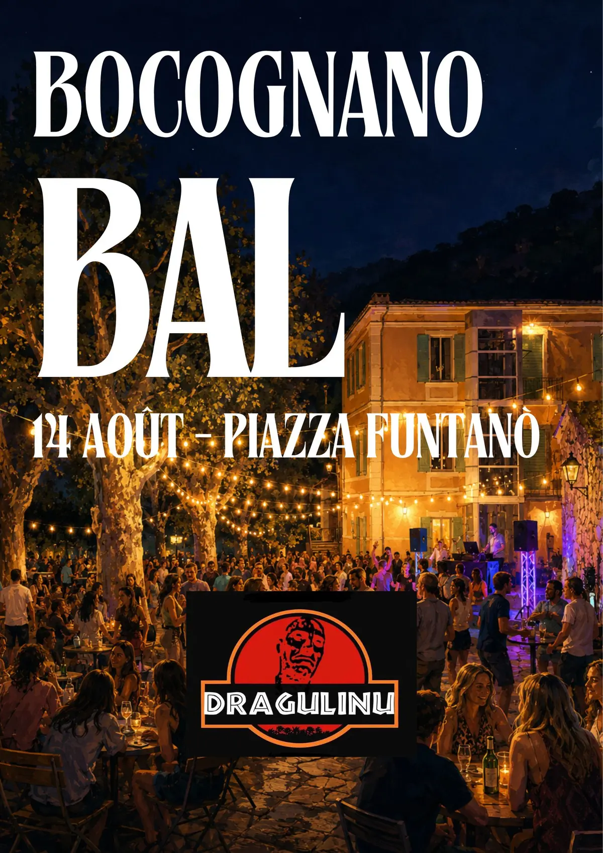 Bal à Bocognano : une soirée dansante sur la Piazza Funtanò
