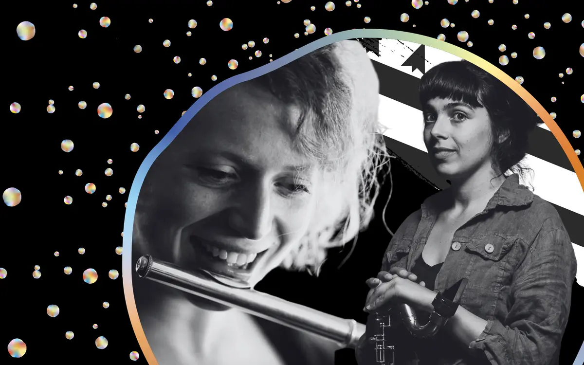 Sarah van der Vlist et Joséphine Besançon