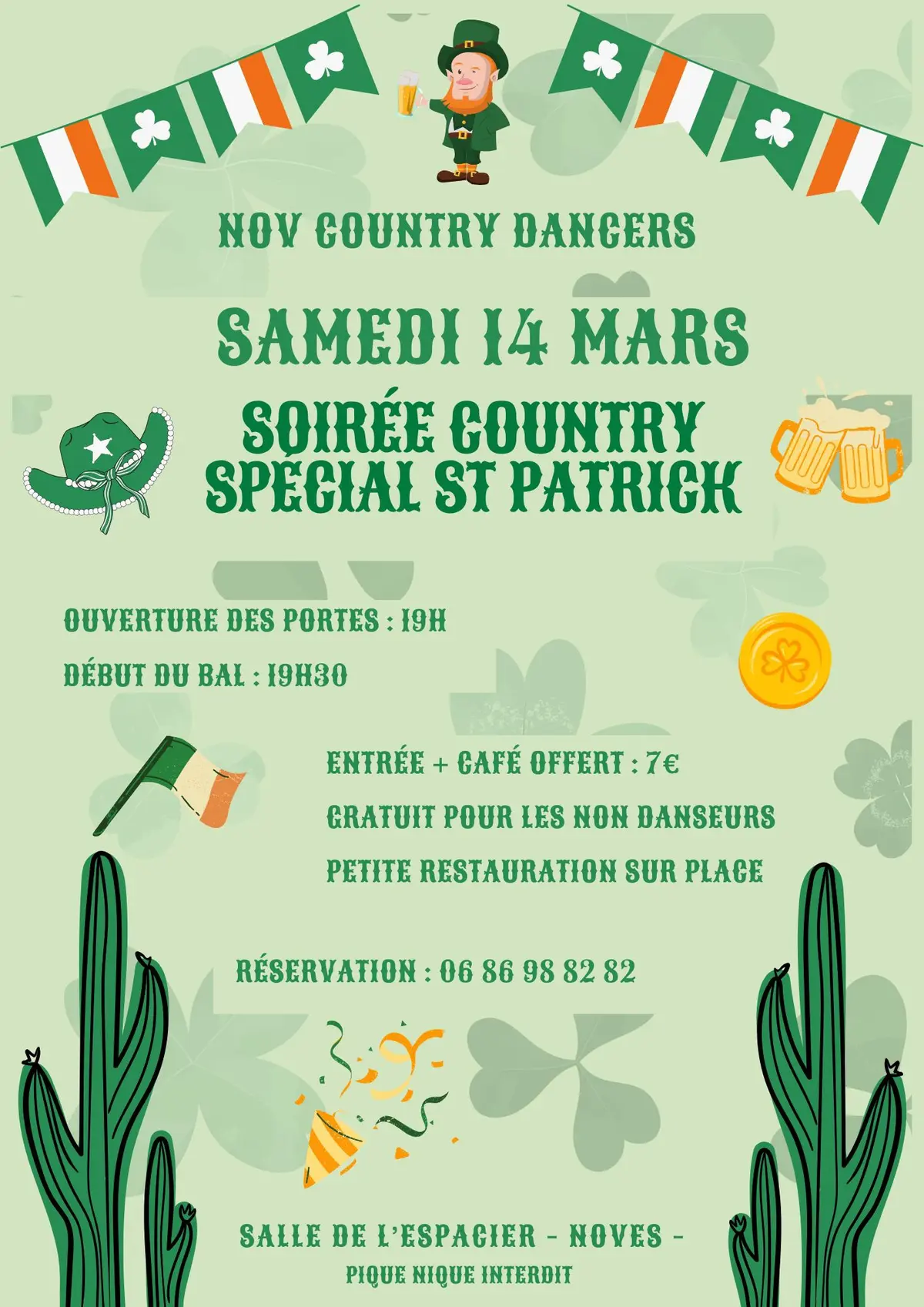 Bal country spécial St Patrick