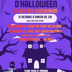Bal d'Halloween - La nuit des Cauchemars - APE du RPI d'OYA