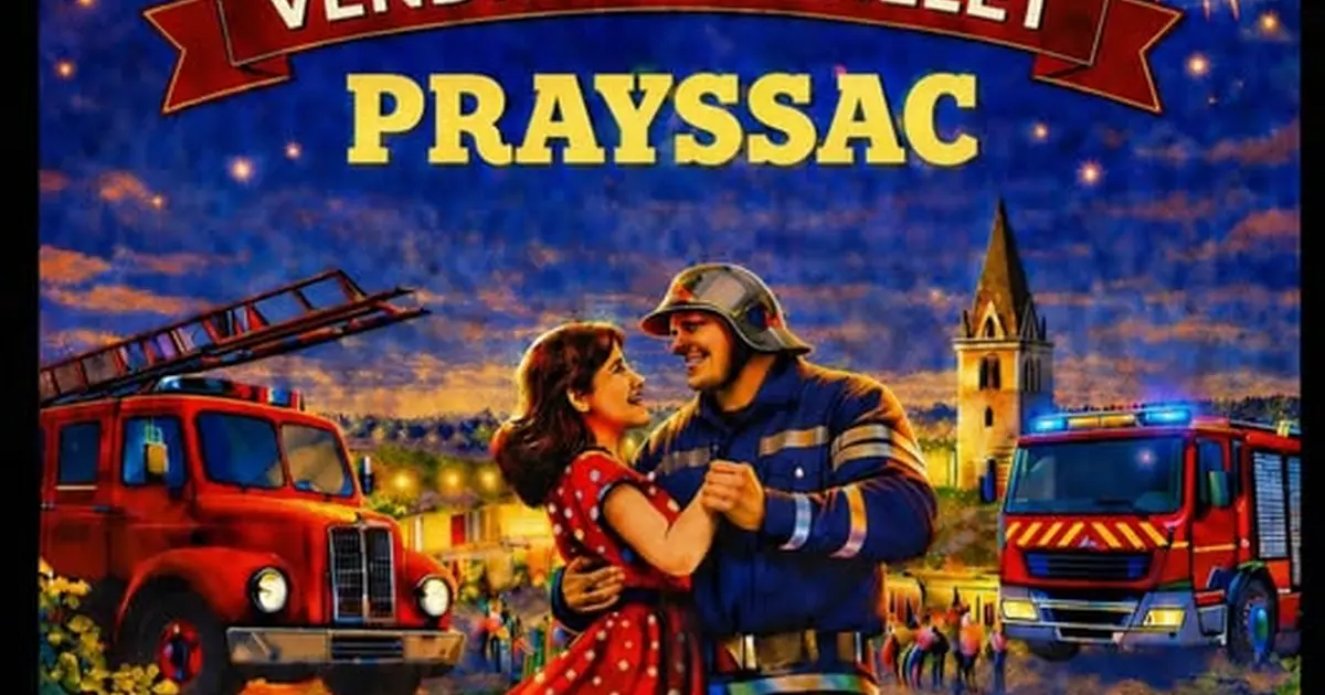 Bal des pompiers à Prayssac