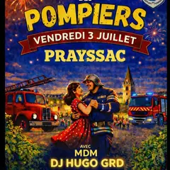 Bal des pompiers à Prayssac