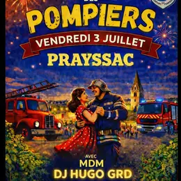 Bal des pompiers à Prayssac