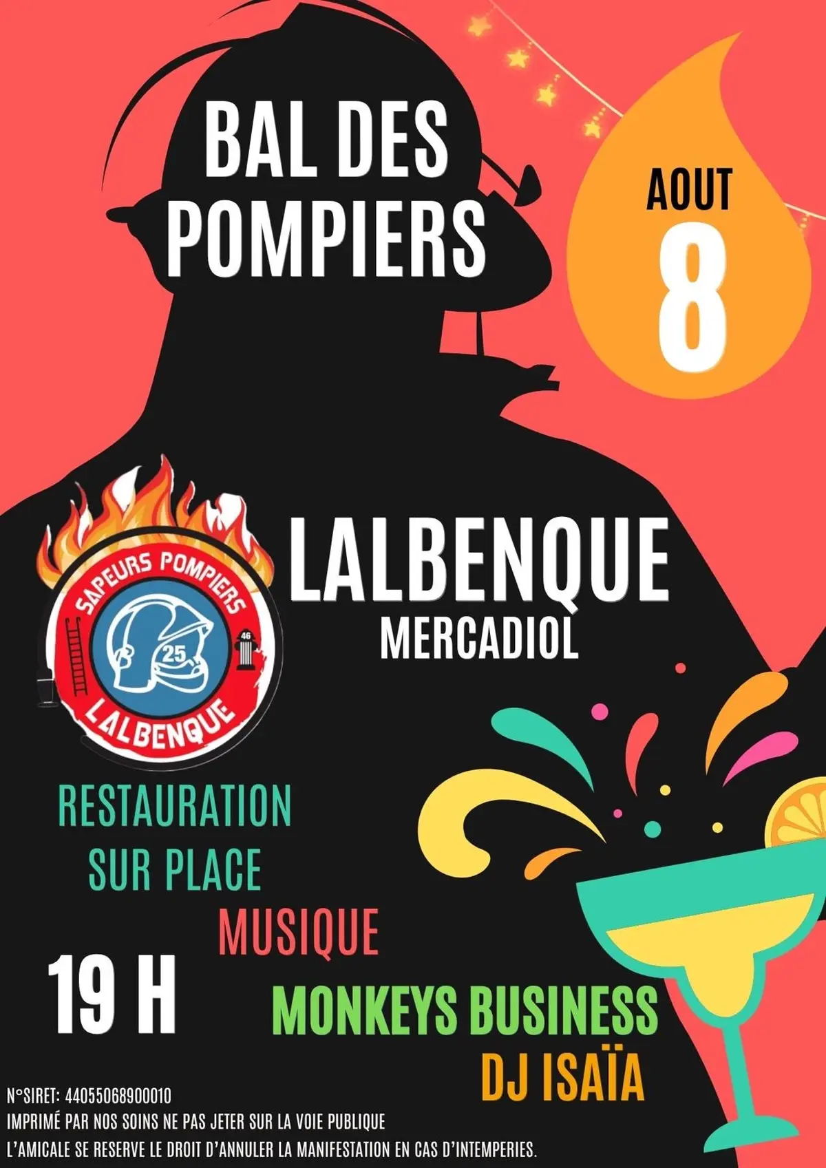 Bal des pompiers de Lalbenque