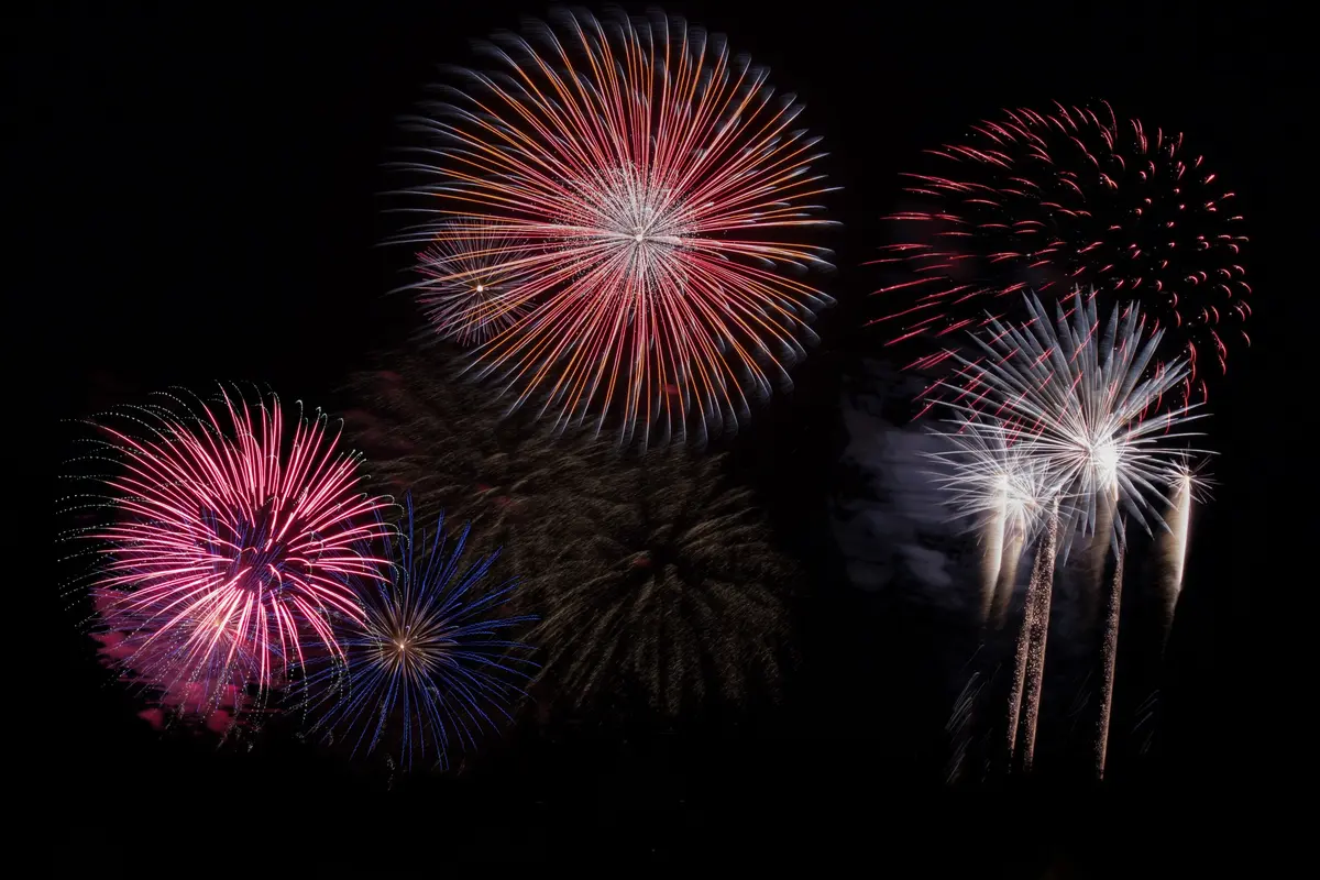 Bal des pompiers et son feu d'artifice