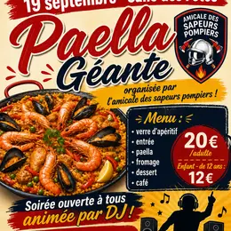 Bal des Pompiers - Paella géante !
