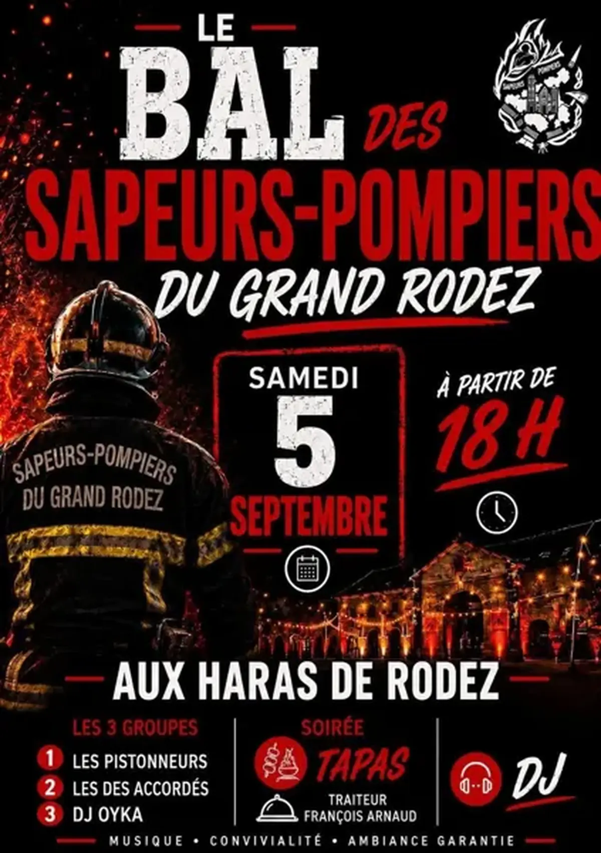 Bal des sapeurs-pompiers du Grand Rodez