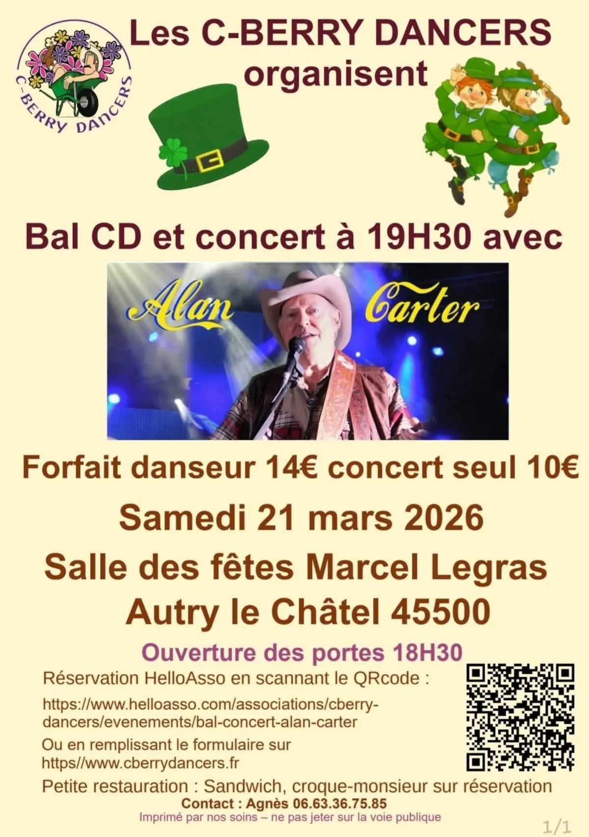 Bal et concert de la Saint-Patrick