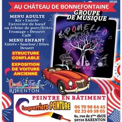 Bal, feu d'artifice et repas spectacle
