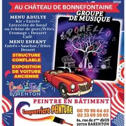 Bal, feu d'artifice et repas spectacle