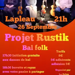 Bal folk - Projet Rustik
