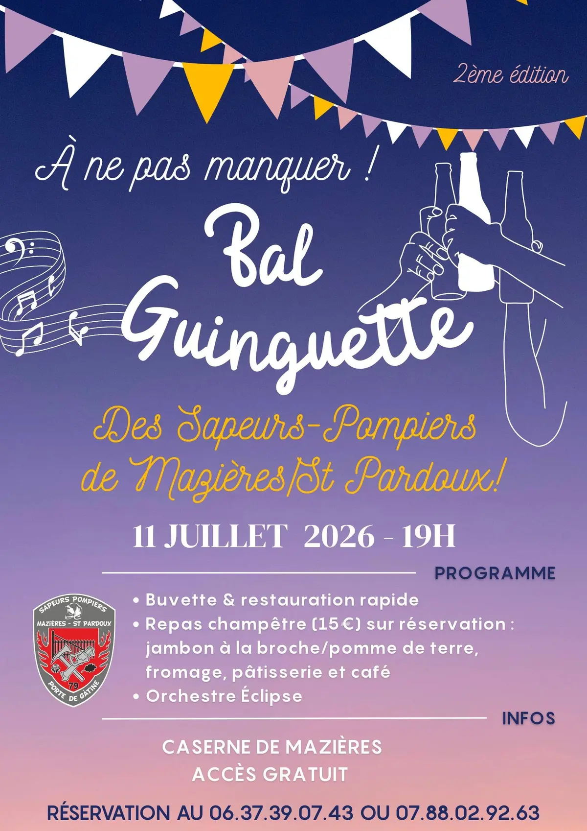 Bal guinguette des Sapeurs-pompiers