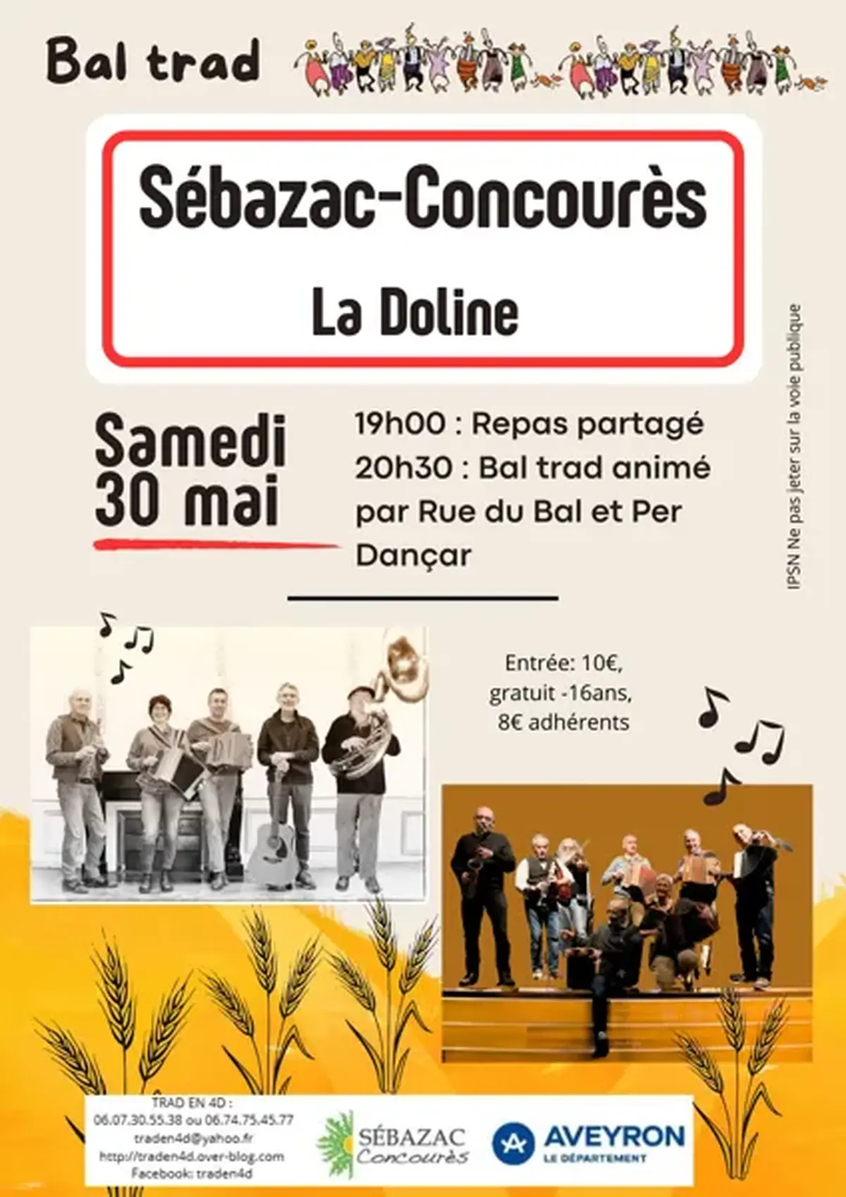 Bal Trad à la Doline, une soirée à ne pas manquer !