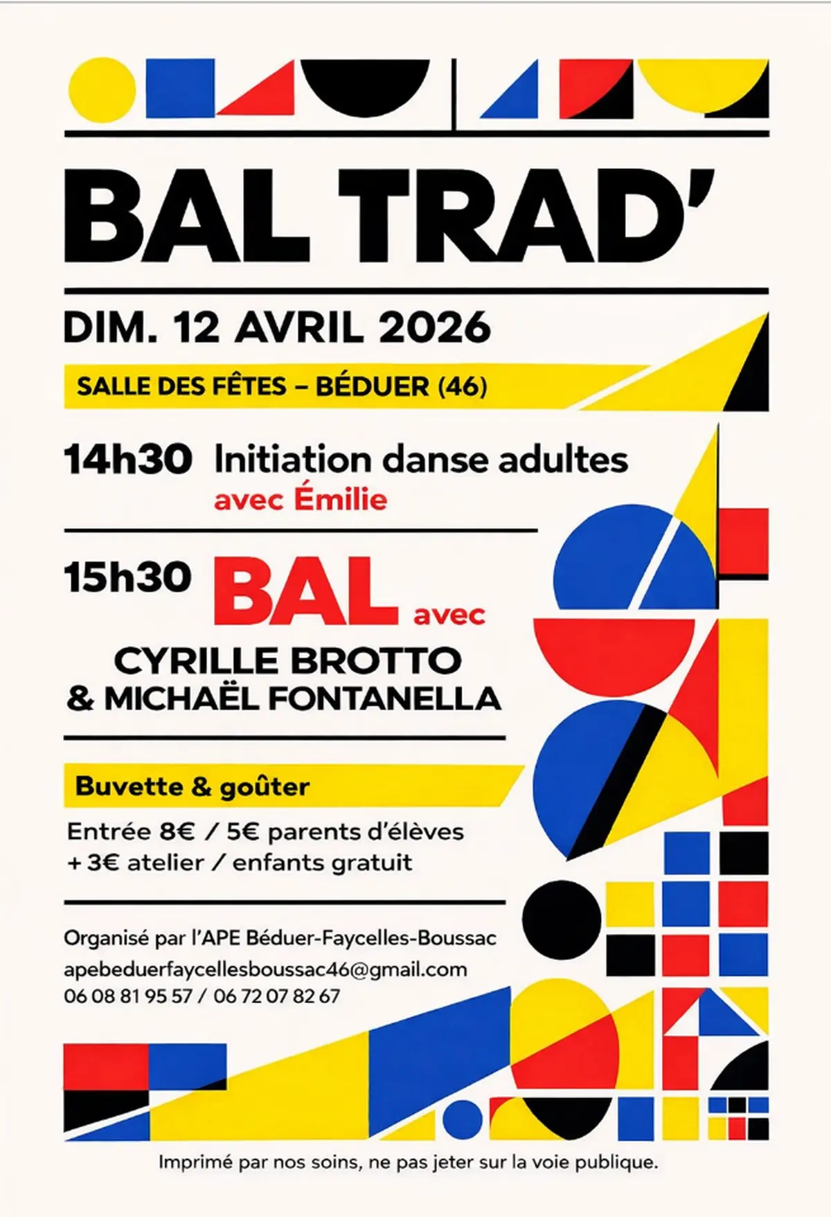 Bal trad de l APE Beduer Faycelles Boussac