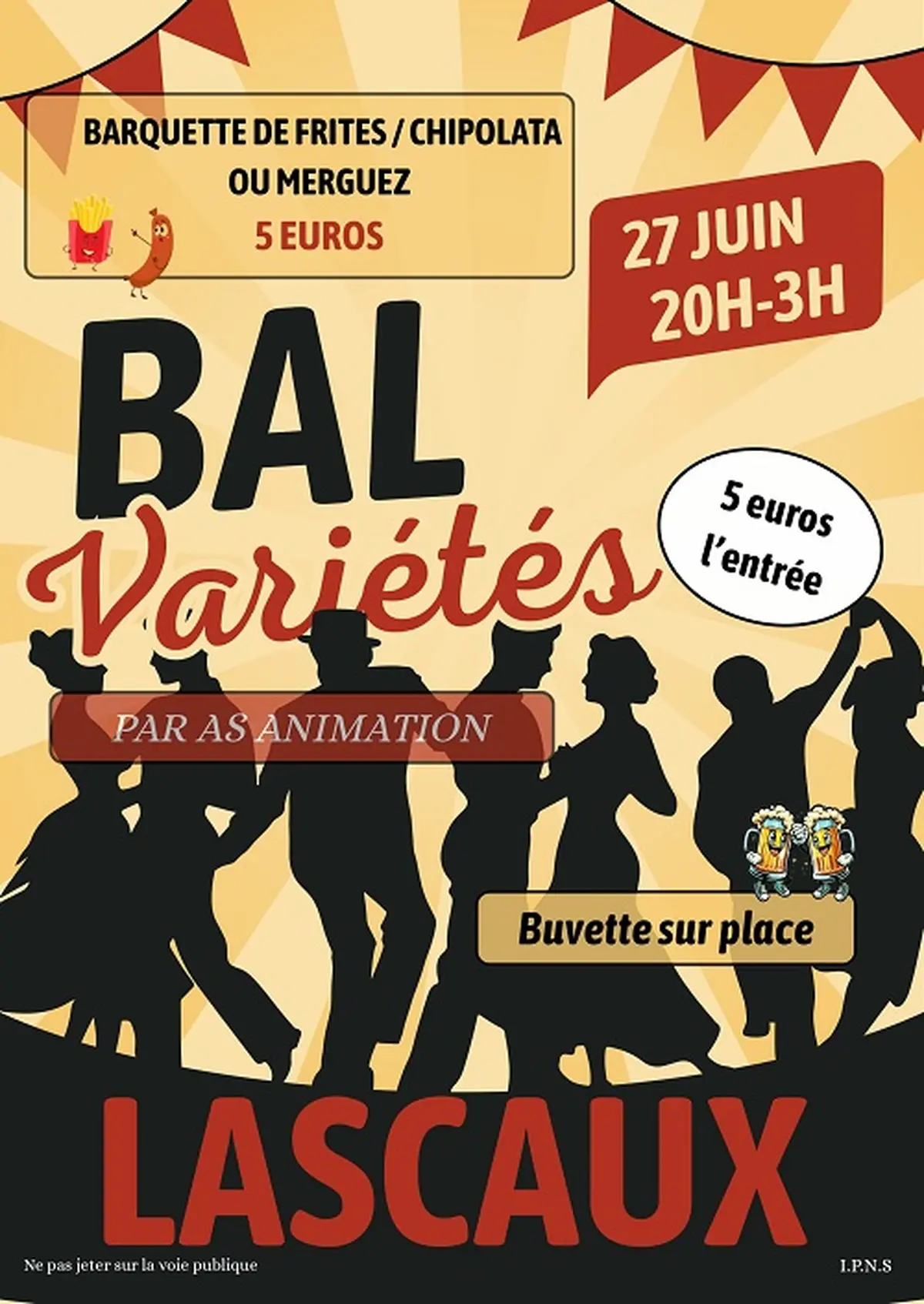 Bal variétés à Lascaux