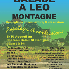 Balade à Léo au Château Belair St Georges