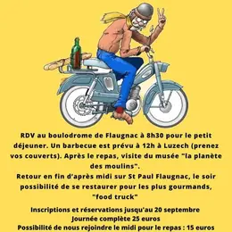 Balade à mobylette à Saint-Paul-Flaugnac