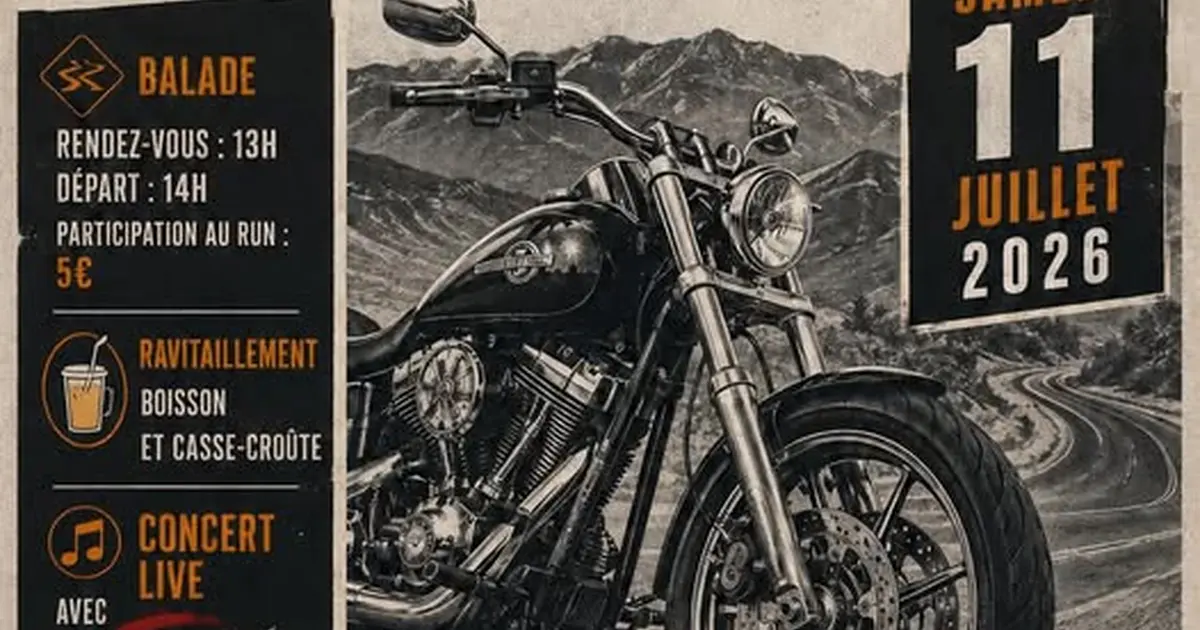 Balade à moto et concert