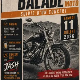 Balade à moto et concert