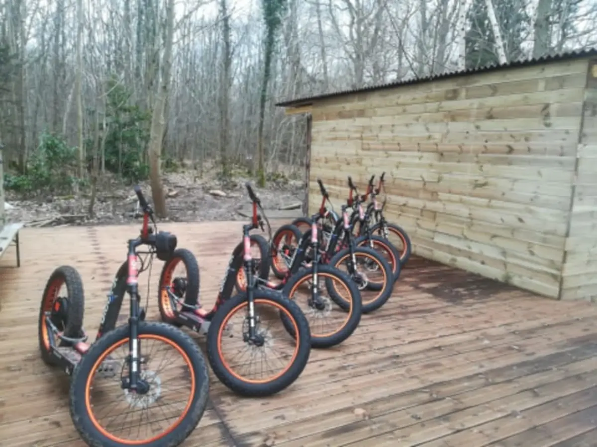 Balade à trottinette tout terrain en bords de Seine (77)
