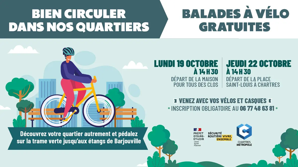 Balade à vélo « bien circuler dans nos quartiers »