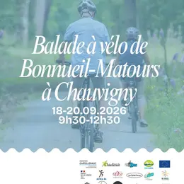 Balade à vélo de Bonnueil-Matours à Chauvigny