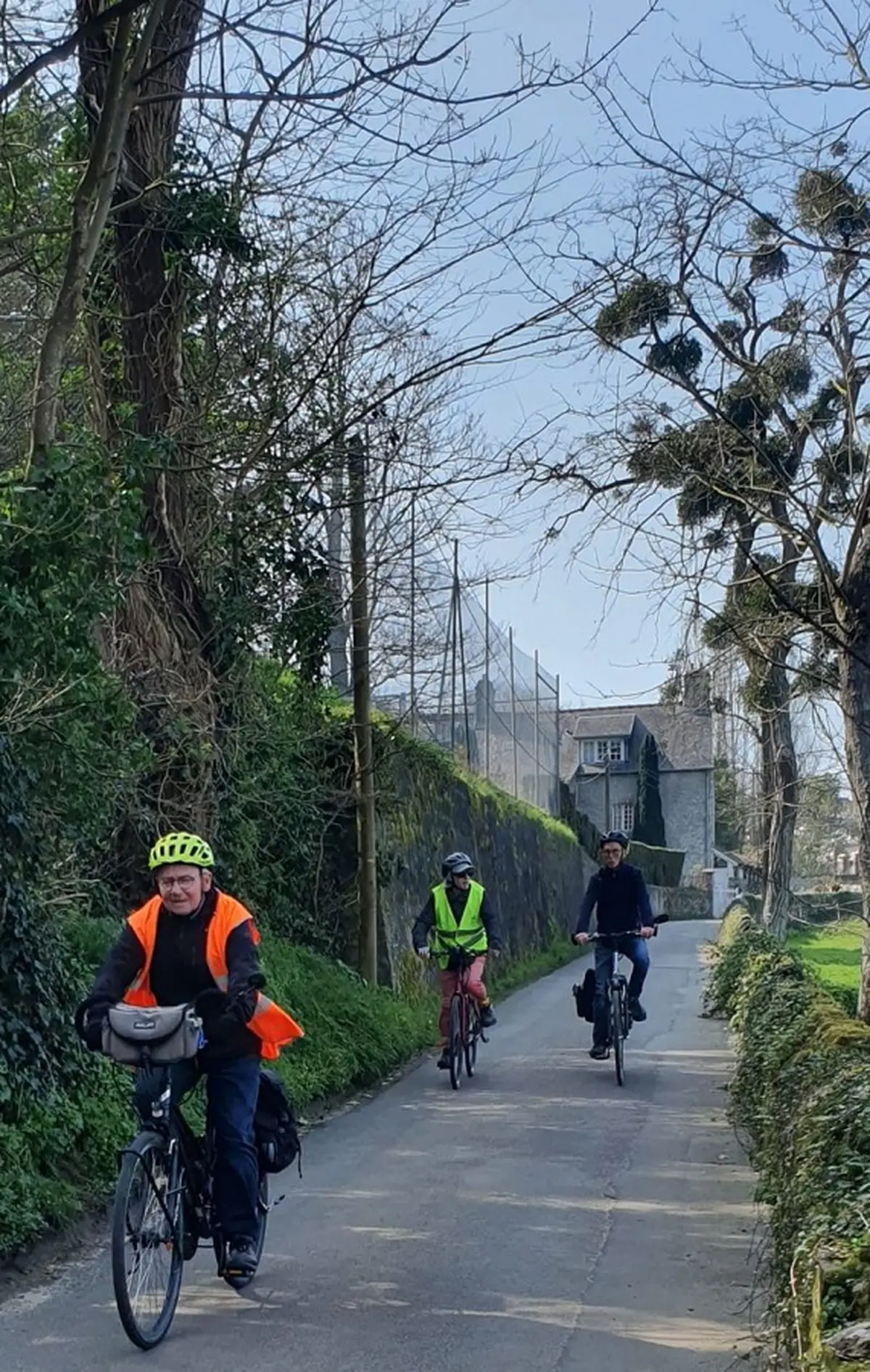 Balade à vélo des terres vers la mer - convergence - 4 points de départ