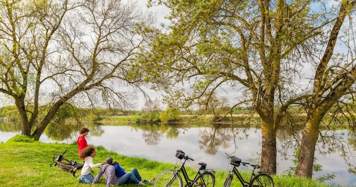 Balade à vélo en famille de Bléré à Chandon