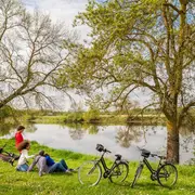 Balade à vélo en famille de Bléré à Chandon
