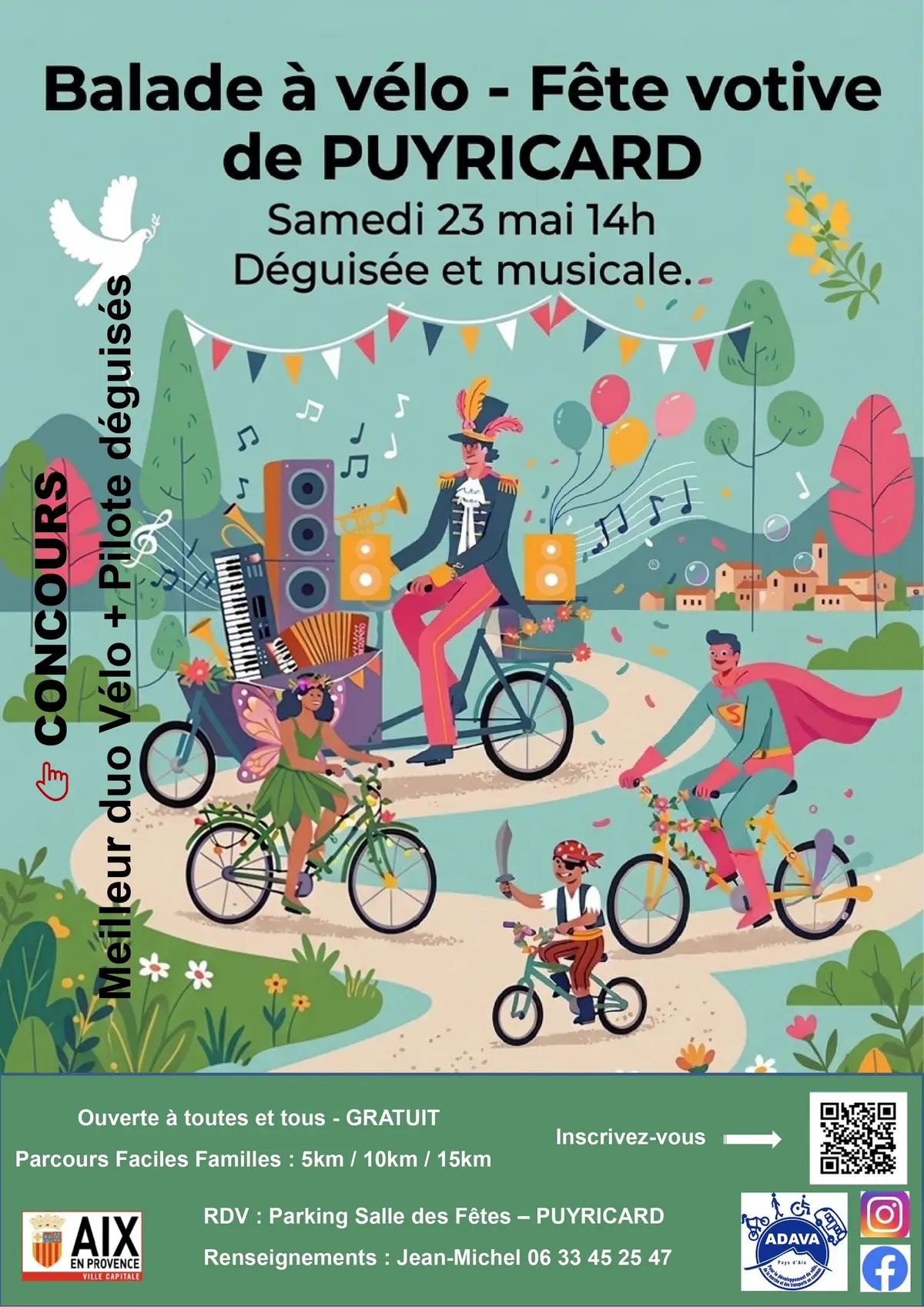 Balade à Vélo - Fête votive de Puyricard