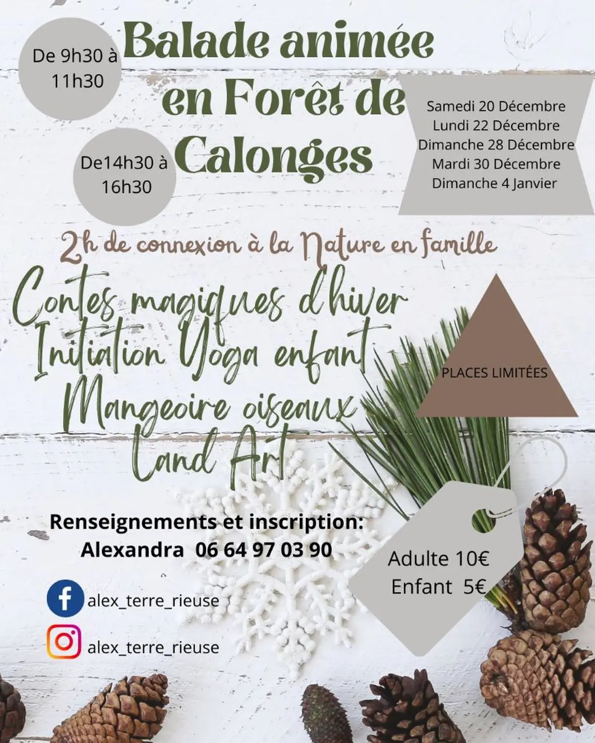 Balade animée en forêt de Calonges